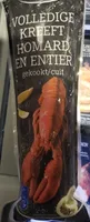 Homard entier cuit congelé