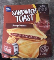 Sandwich Toast Nougatcreme