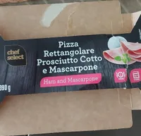 Pizza ham mascarpone