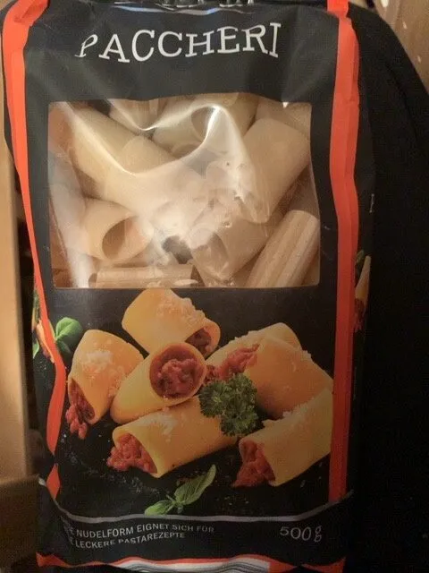 Paccheri Nudeln groß