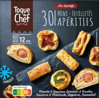 30 Mini feuilletés