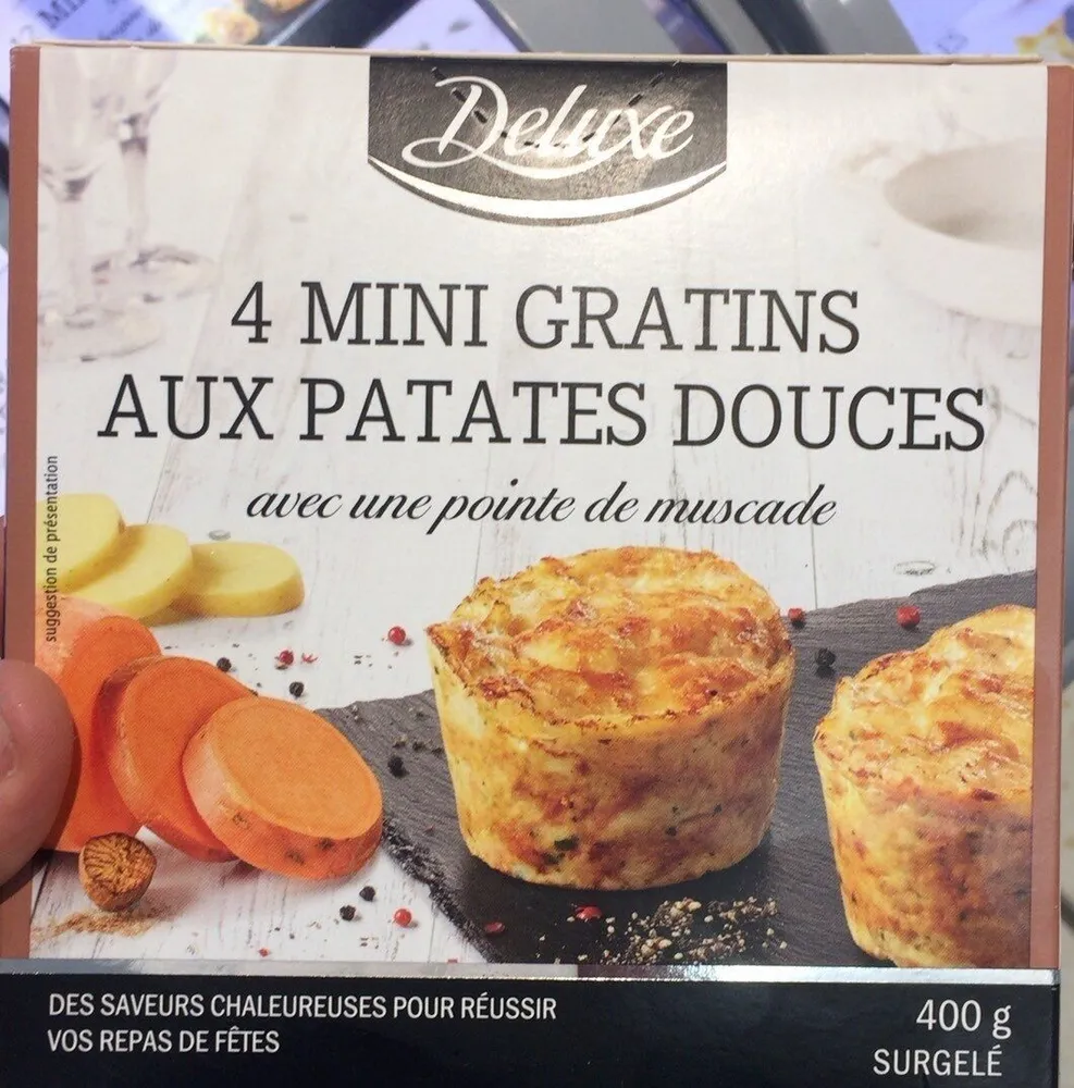 4 Minis gratins aux patates douces