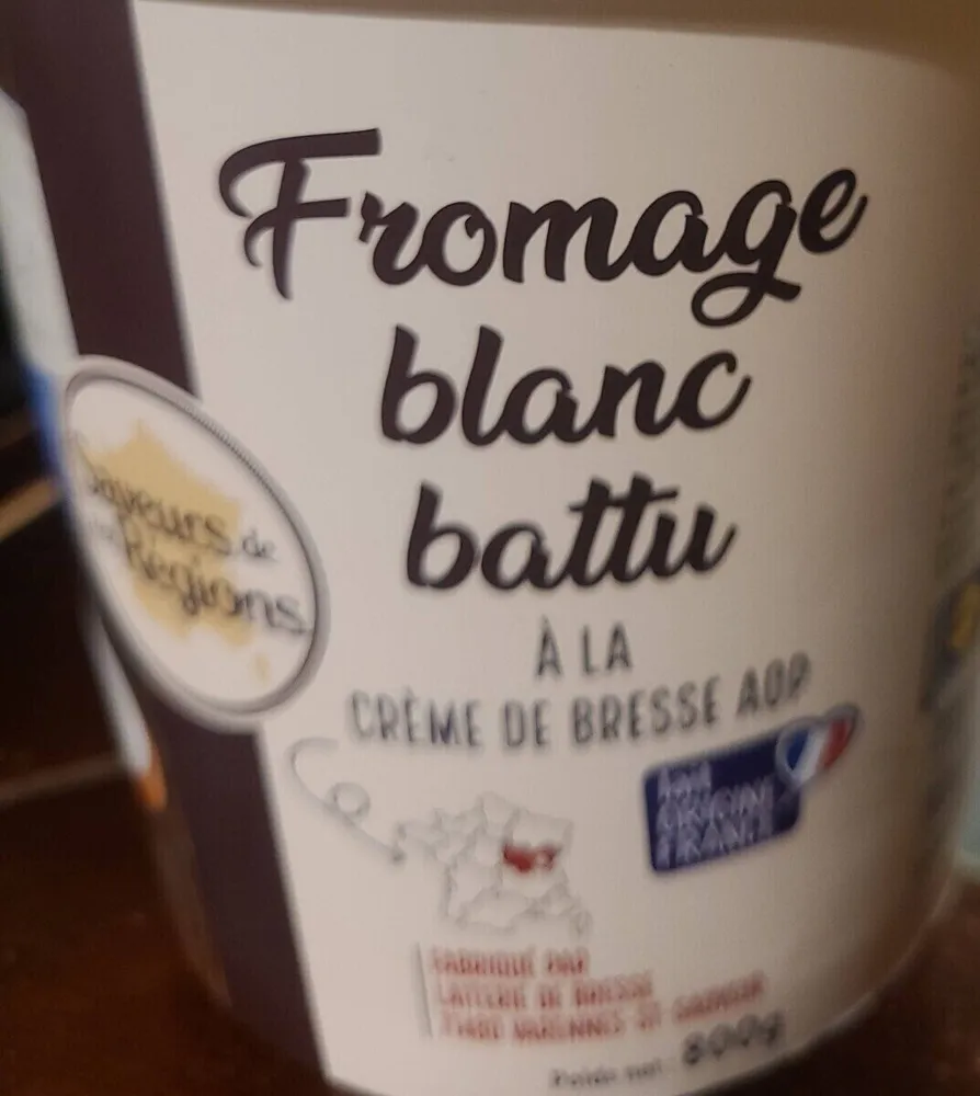 Fromage blanc battu à la crème de bresse AOP