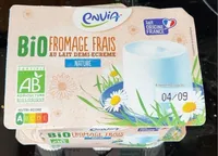 Fromage frais au lait demi écrémé bio