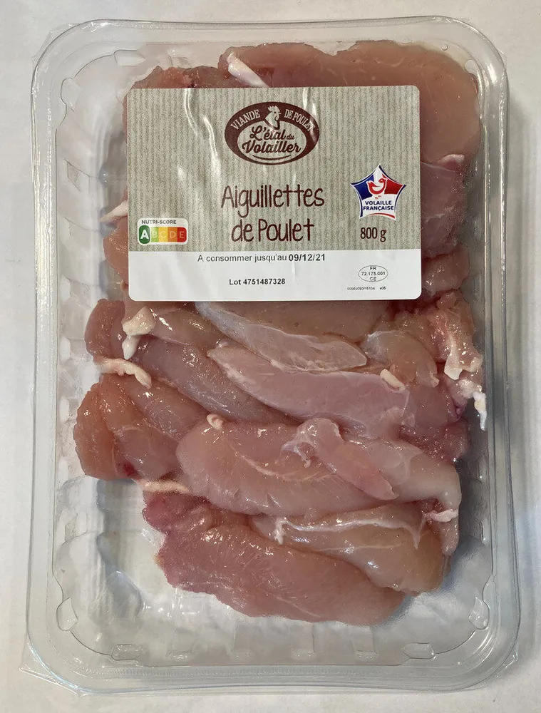 Aiguillettes de poulet
