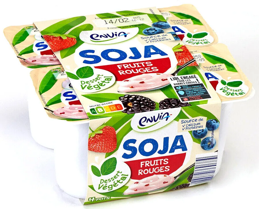 Soja fruits rouges