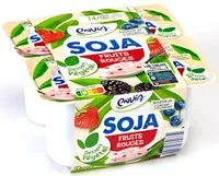 Soja fruits rouges