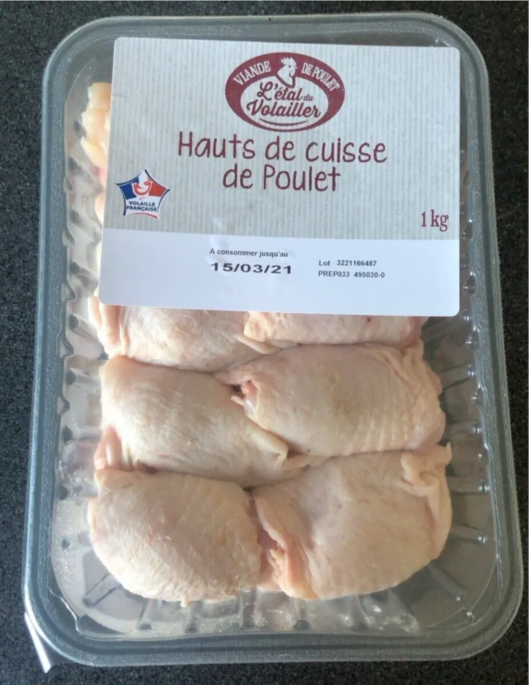 Hauts de cuisse de poulet