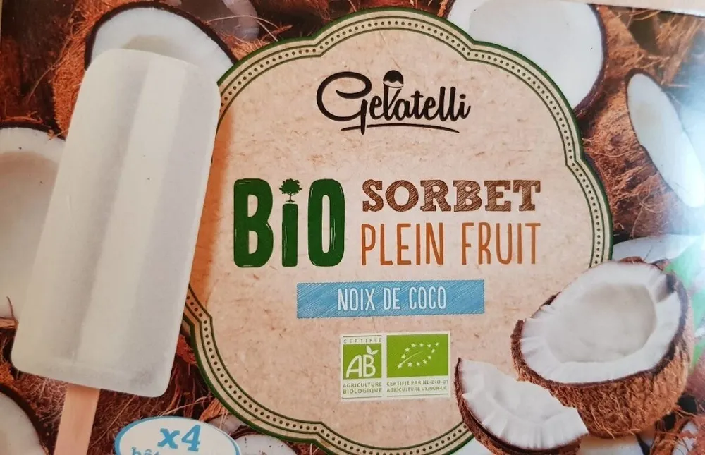 Sorbet plein fruit coco
