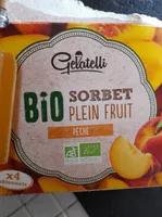 Sorbet plein fruit pêche