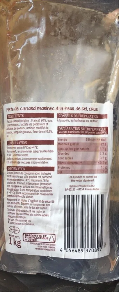 Filet de canard - Fleur de sel