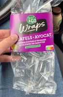 Wraps falafels avocat