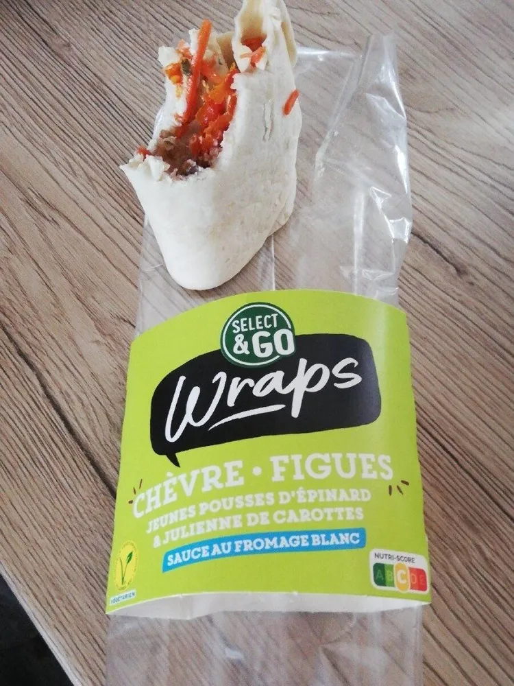 Wraps chèvre figues