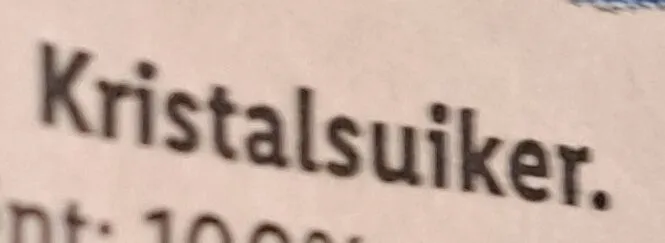 Kristalsuiker