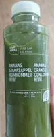 Jus anansmas orange concombre kiwi