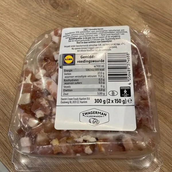 Gerookte bacon