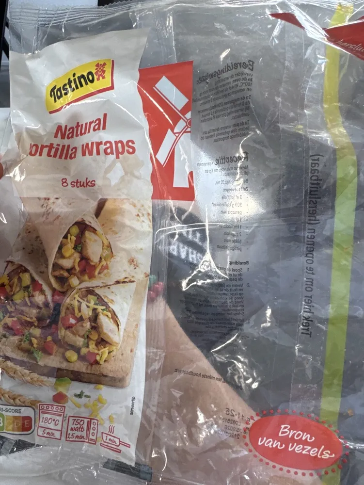 Witte tarwe tortilla's