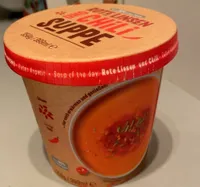 Rote Linsen und Chili Suppe