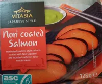 Nori coated salmon