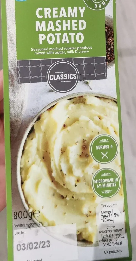 Creamy mashed potato