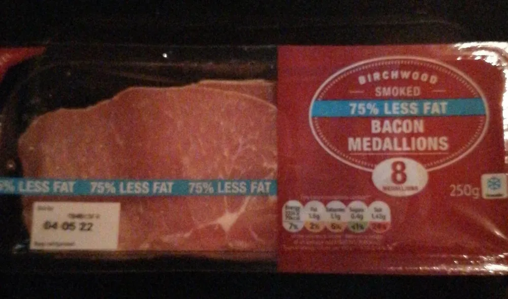 Smoked 75 LESS FAT BACON MEDALLIONS