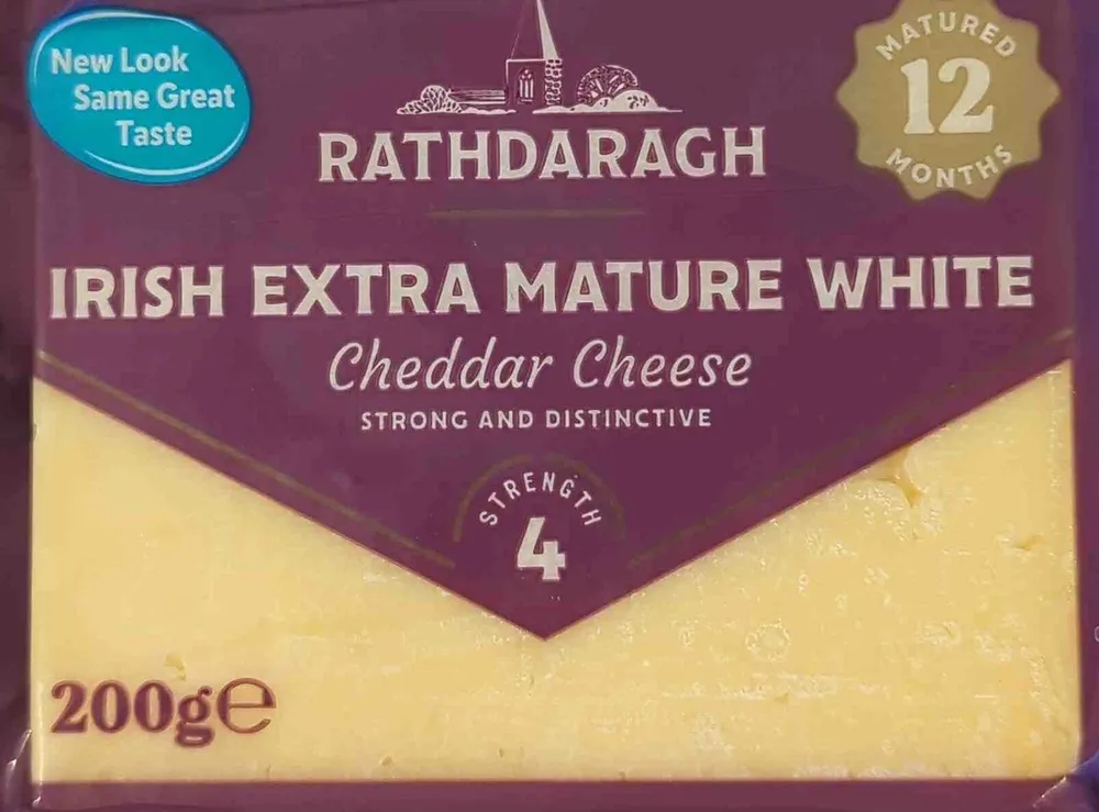 Irish Extra Mature White Cheddar Cheesa