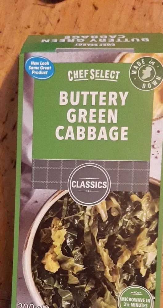 Buttery Green cabbage