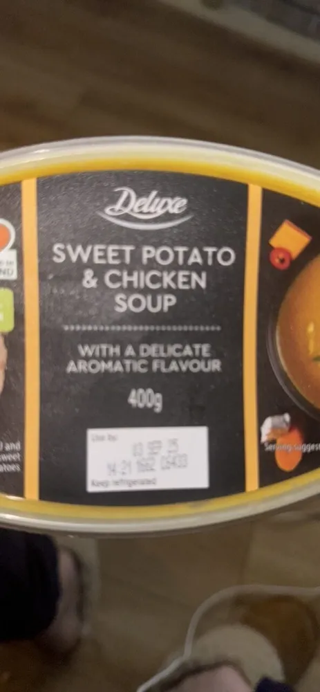 Sweet Potato & Chicken Soup
