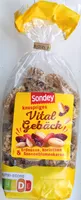 Knuspriges Vital Gebäck Erdnüsse, Korinthen & Sonnenblumenkerne