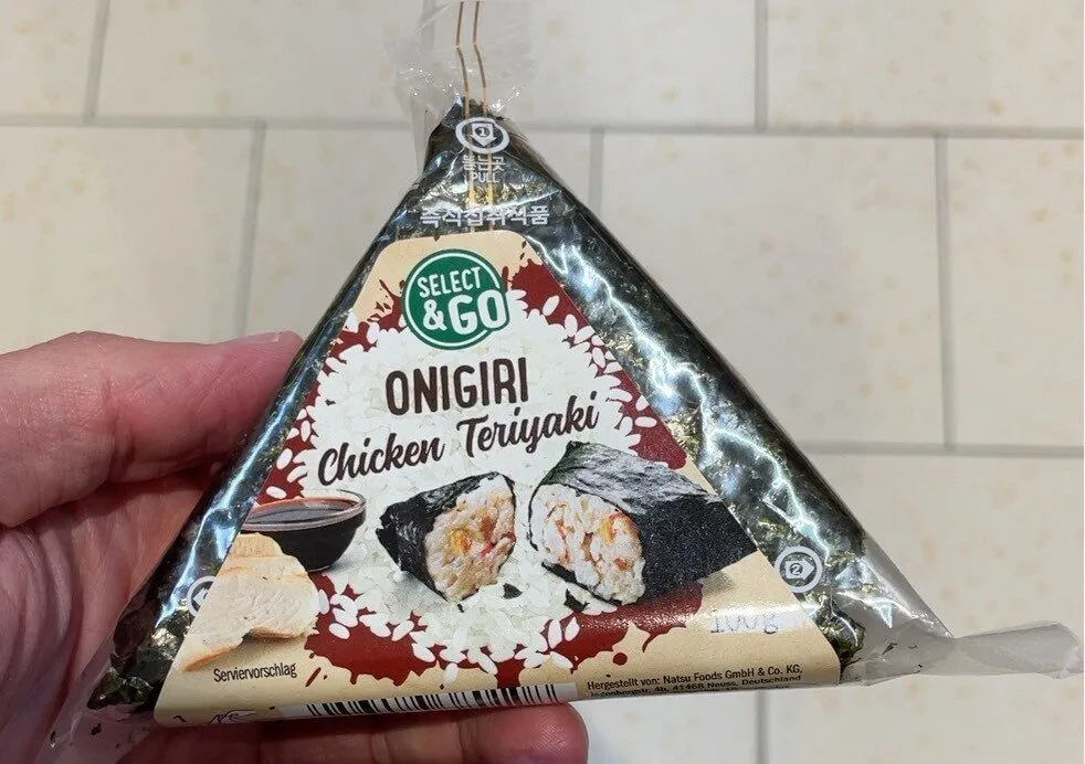 Onigiri chicken teriyaki