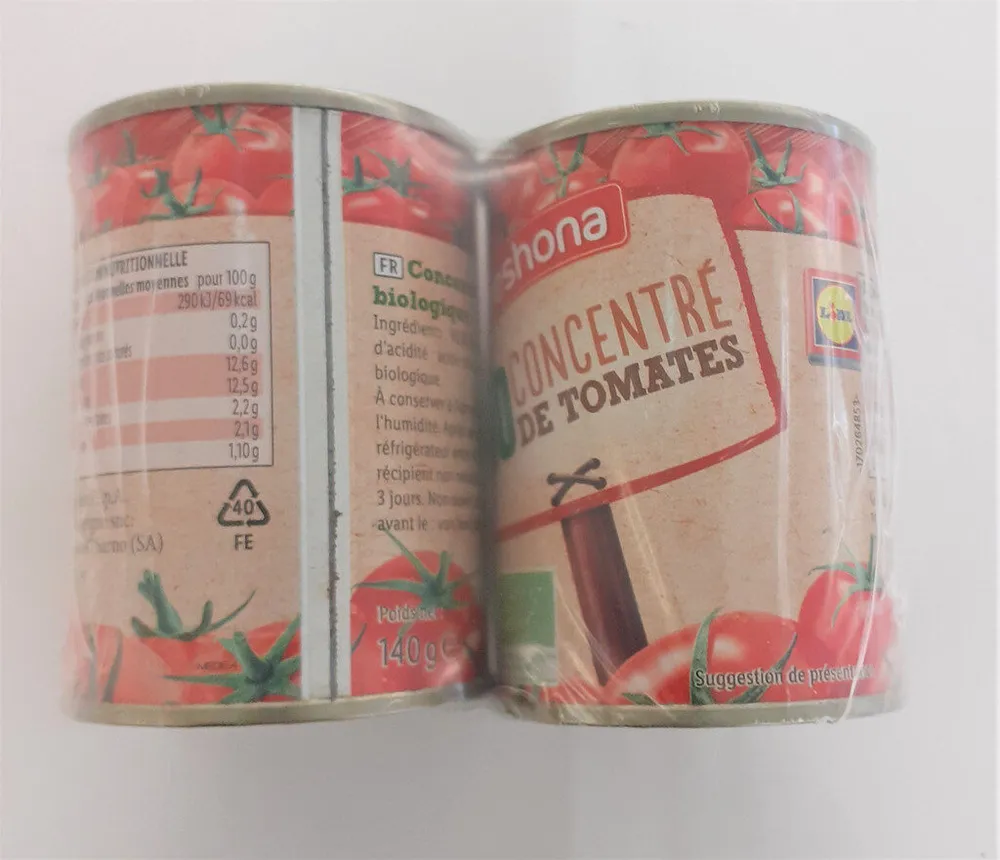 Concentré de tomates bio