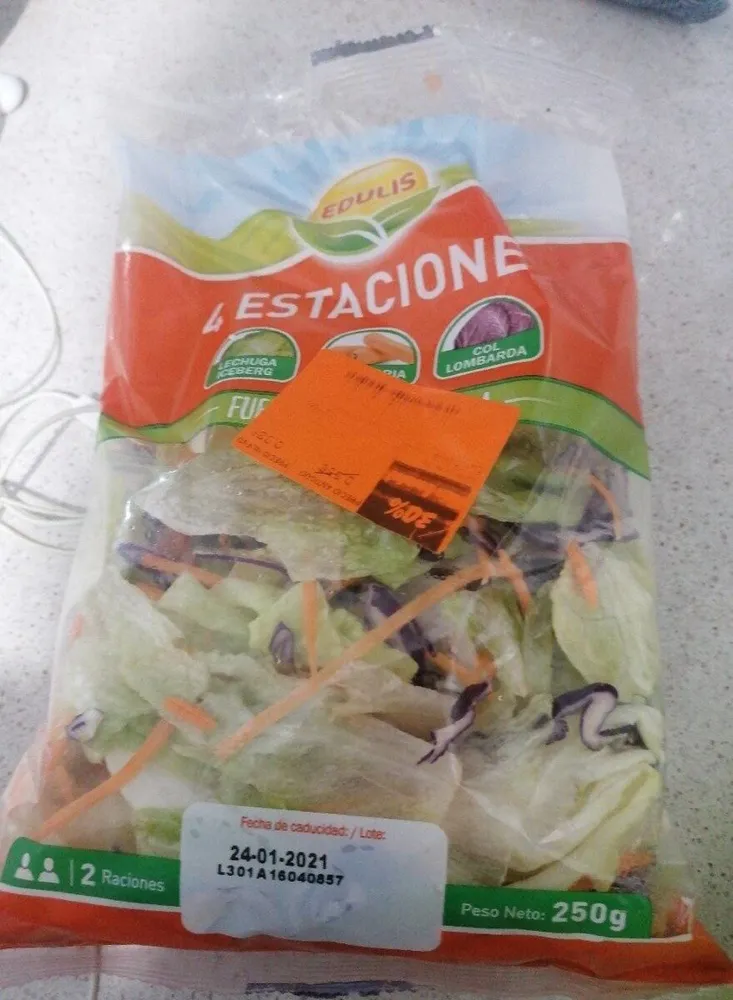 Edulis ensalada 4 estaciones