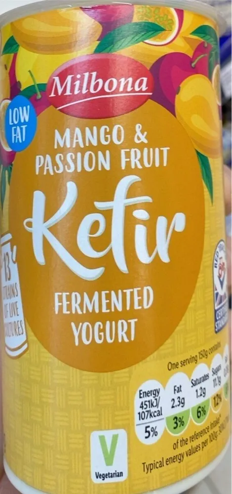 Mango & Oassionfruit fermented yogurt