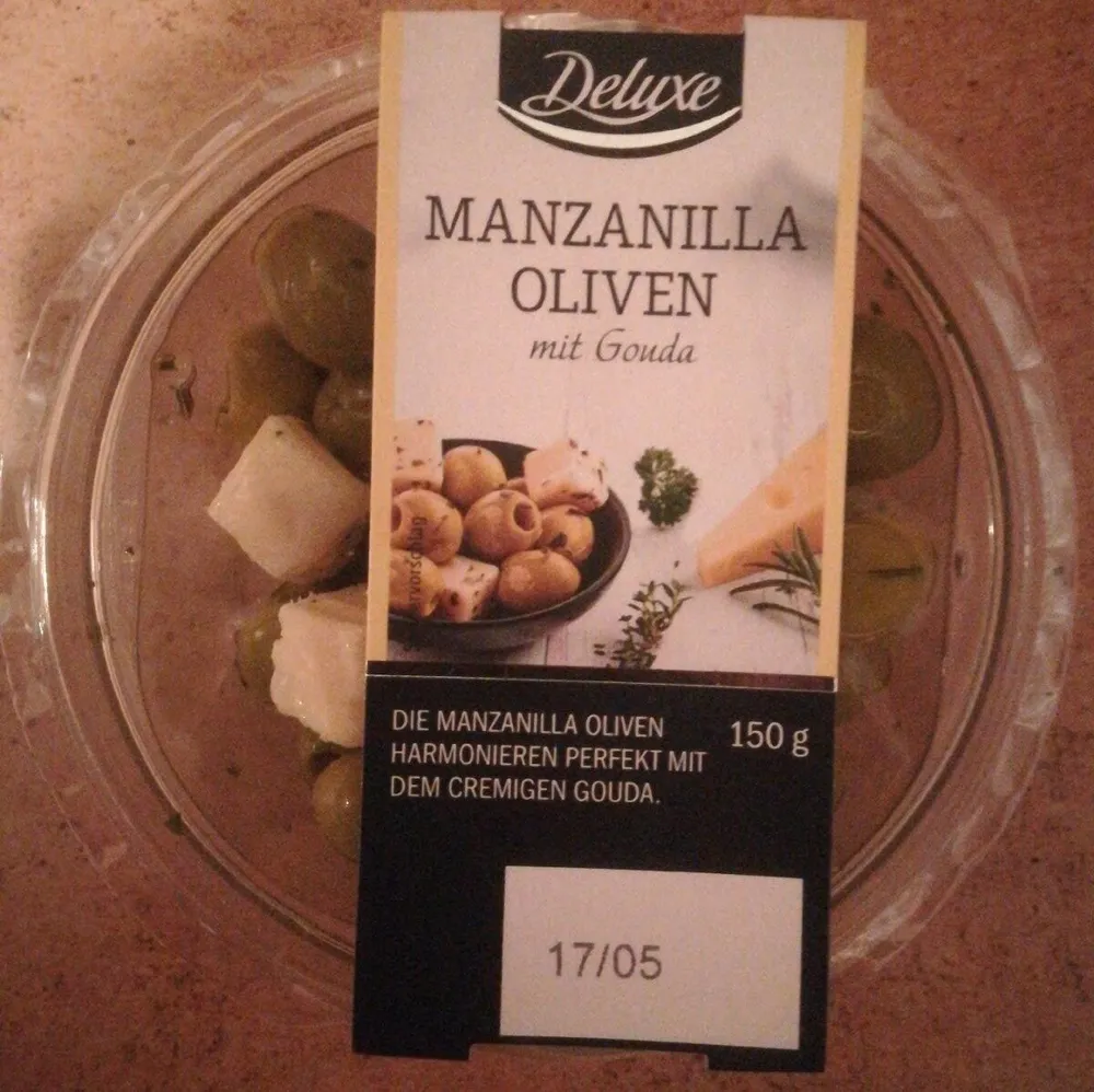 Manzanilla Oliven (mit Gouda)