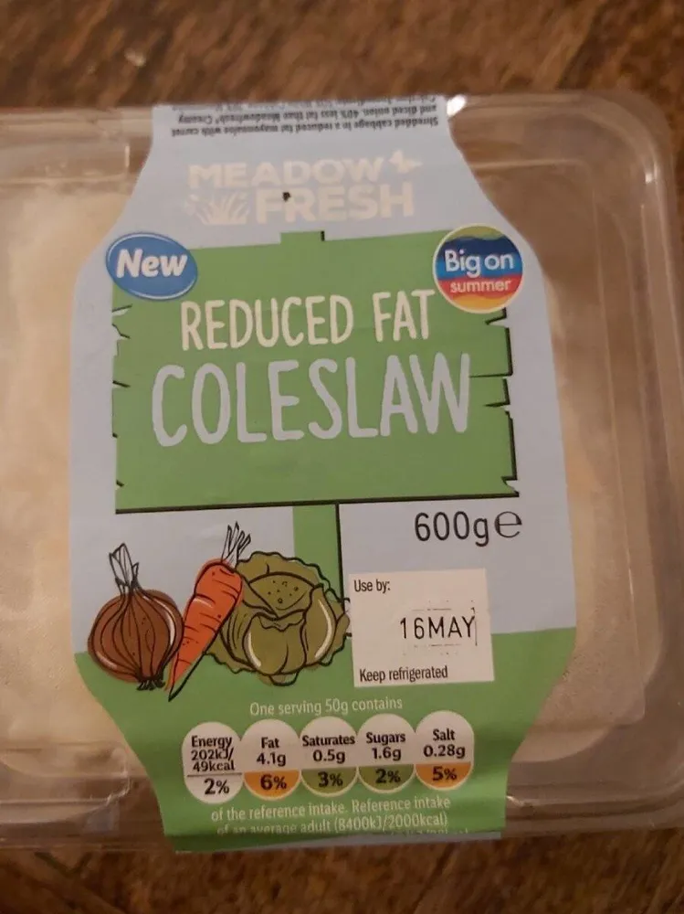 Reduced Fat Coleslaw