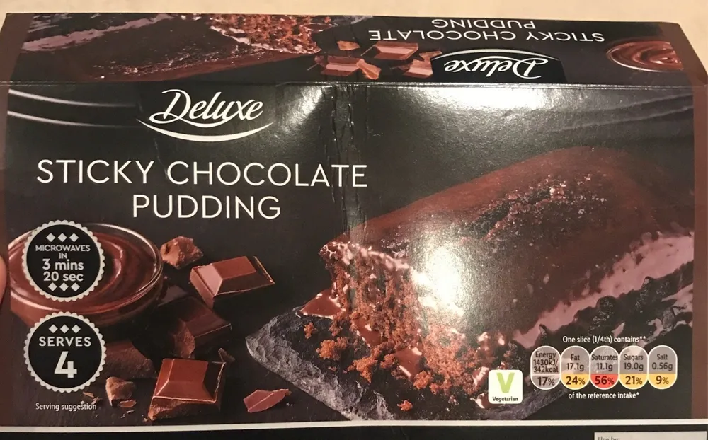 Sticky chocolate pudding