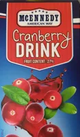 Cranberry drink 27% fruit