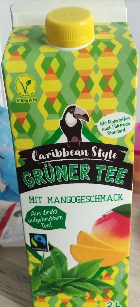 Grüner Tee mit Mangogeschmack