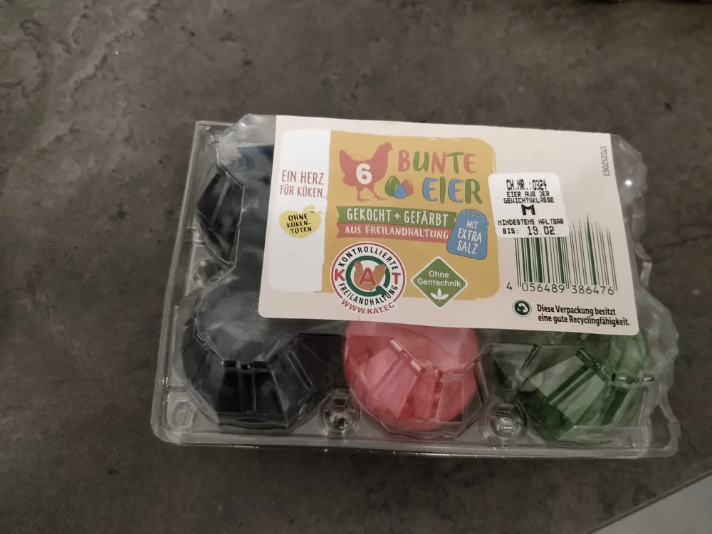 Bunte Eier (M) - Gekocht