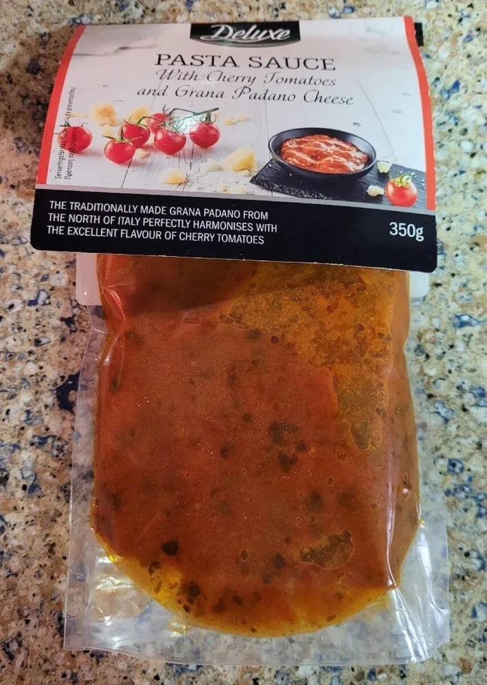 Pasta Sauce with cierre tomatoes and grana pagano cheese