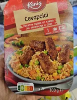 Cevapcici Пикантни рулца от кайма със зеленчуци и ориз