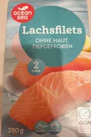 Lachsfilet ohne Haut, tiefgefroren