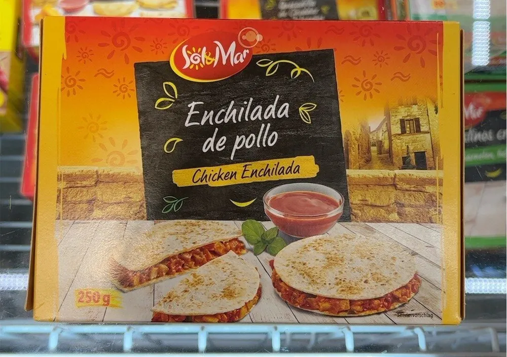enchilada de pollo
