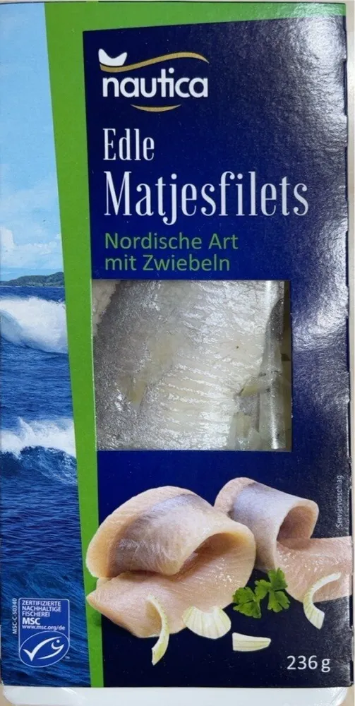 nautica Matjesfilets Nordische Art mit Zwiebeln