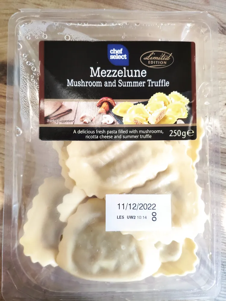 Mezzelune Mushroom and Summer Truffle