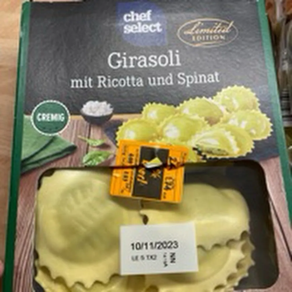 Girasoli mit Ricotta und Spinat