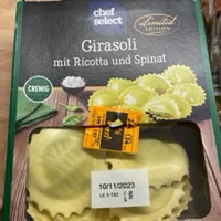 Girasoli mit Ricotta und Spinat