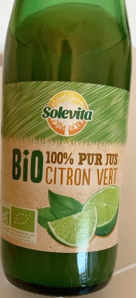 100% pur jus citron vert Bio