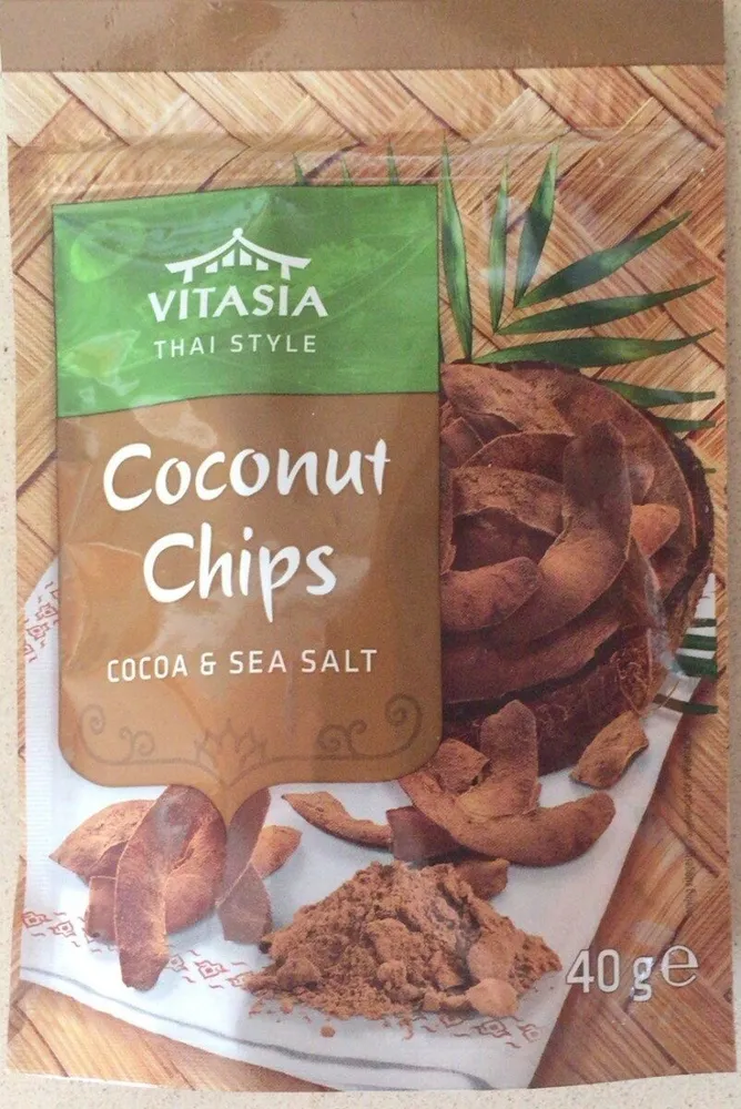 Coconut Chips. Cocoa & sea salt