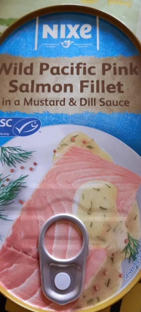 Saumon filet à la moutarde